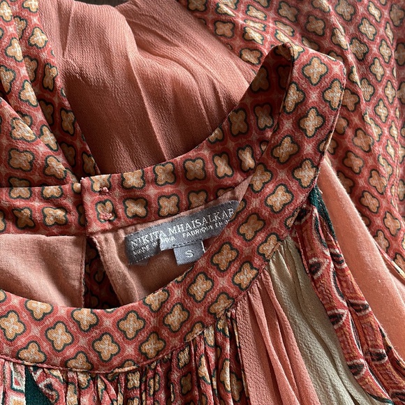 Anthropologie Nikita Mhaisalkar Abstract Halter Maxi Dress - Picture 13 of 14